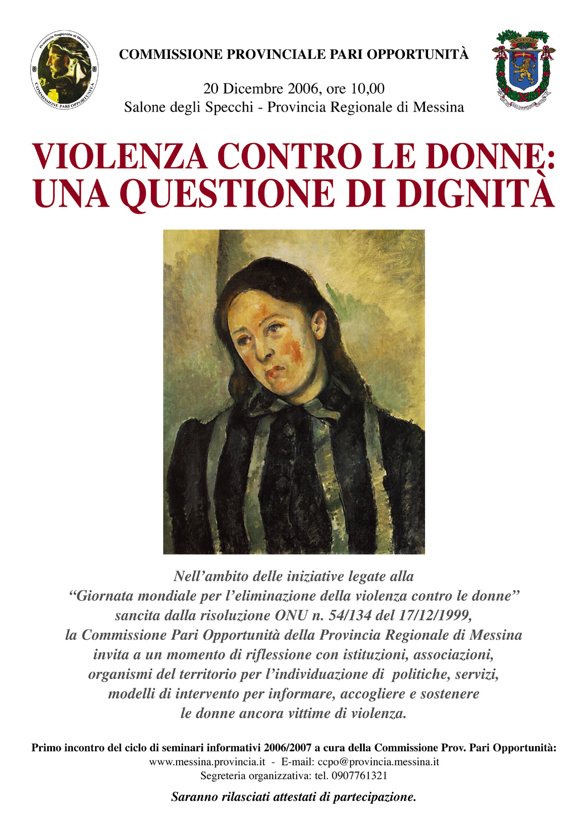Violenza contro le donne una questione di dignità